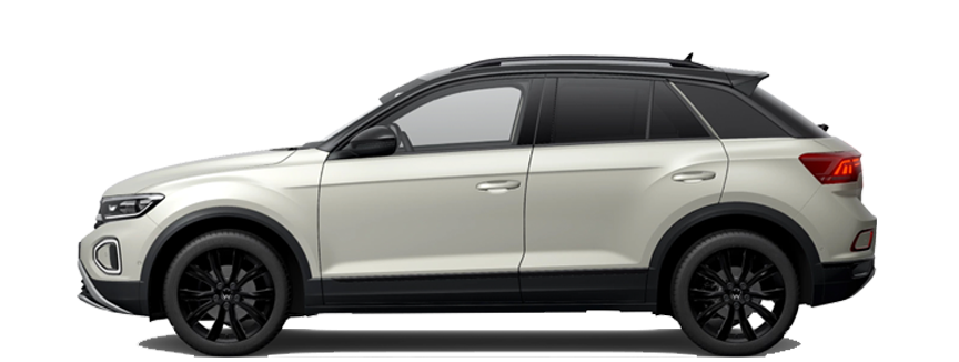 The New T-Roc side-view