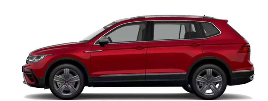 The New Tiguan Allspace side-view